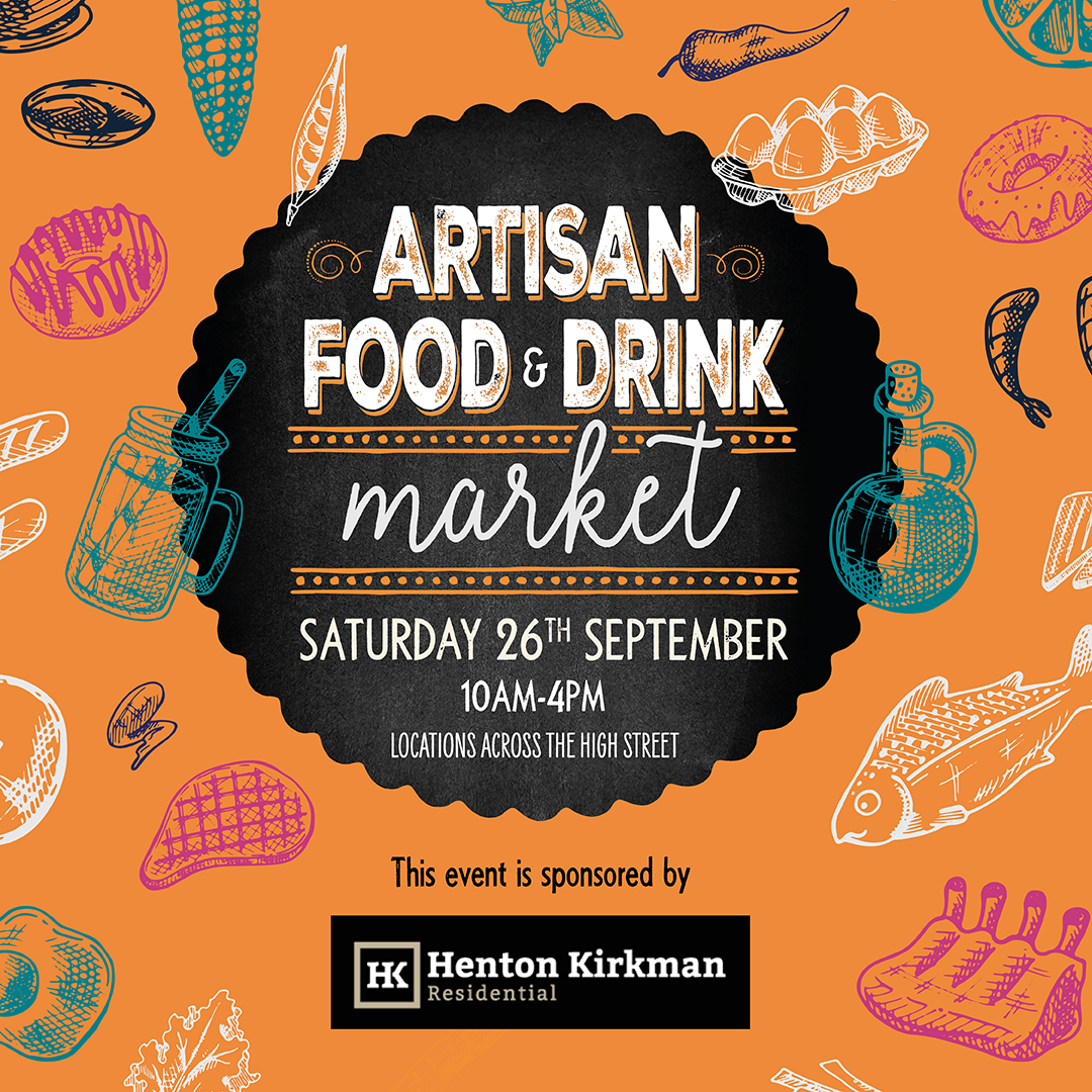 Artisan food and drink market September 26th