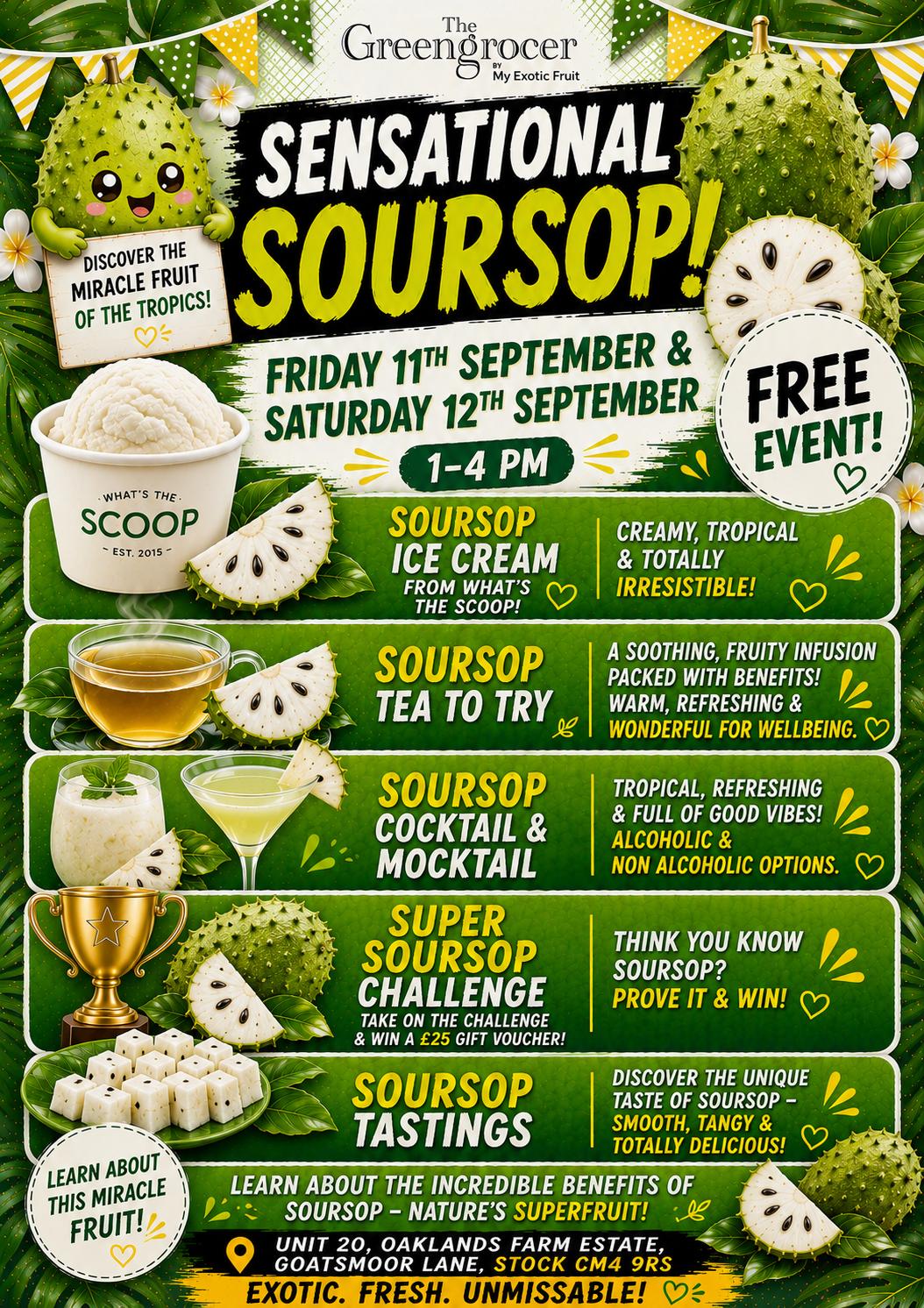 Soursop event September 11th