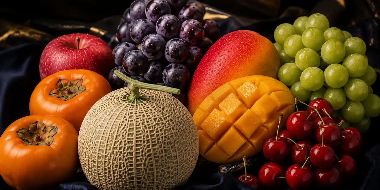 Collection of premium Japanese fruit juices